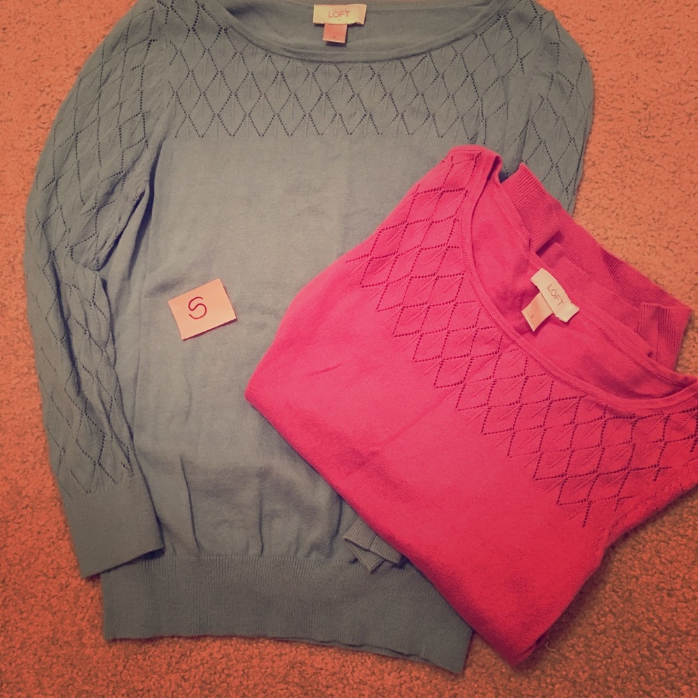 LOFT sweaters
